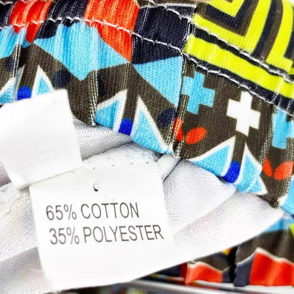 Girls Multicolored Tribal Print Leggings 5T